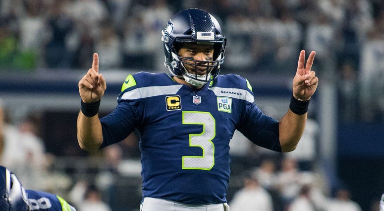 Russell Wilson Seahawks Cowboys NFL Playoffs