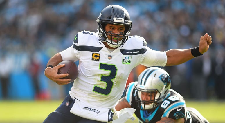 Russell Wilson Seattle Seahawks Carolina Panthers
