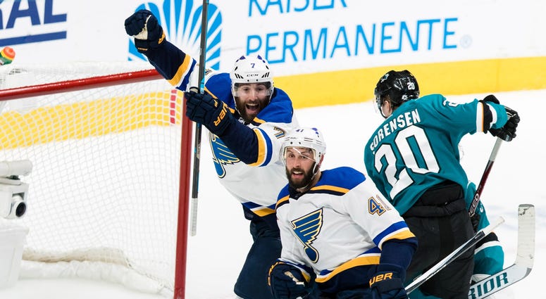 Sharks Blues Game 2 NHL Playoffs