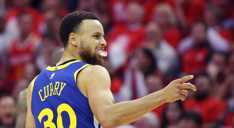Steph Curry Warriors Rockets Game 6