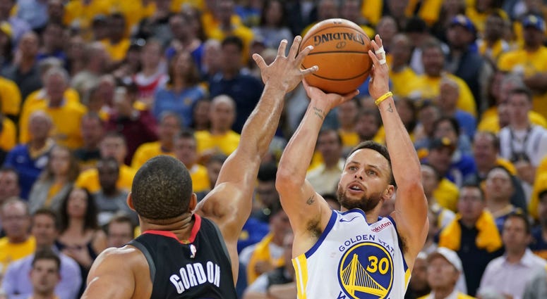 Steph Curry Warriors Rockets Game 5