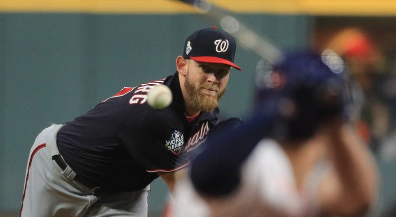 Stephen Strasburg Nats Astros World Series