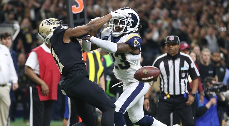 Tommylee Lewis Rams Saints NFC Championship Pass Interference