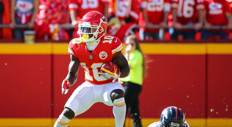 Tyreek Hill Kansas City Chiefs