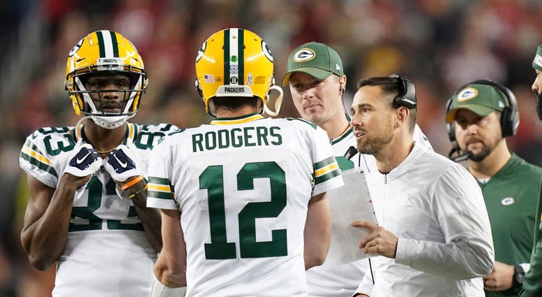 Aaron Rodgers Matt LaFleur Packers