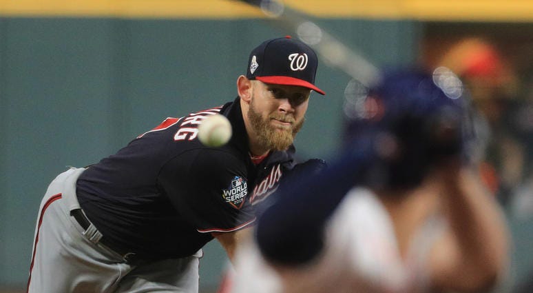 Stephen Strasburg Nats Astros World Series