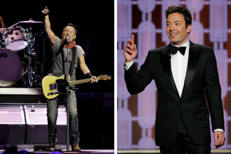 Bruce Springsteen and Jimmy Fallon Bruce Springsteen and Jimmy Fallon