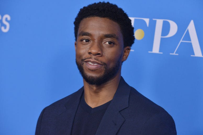Chadwick Boseman arrives at the Hollywood Foreign Press Association's Annual Grants Banquet held at the Beverly Wilshire Four Seasons Hotel in Beverly Hills, CA on Wednesday, August 2, 2017. Chadwick Boseman arrives at the Hollywood Foreign Press Association's Annual Grants Banquet held at the Beverly Wilshire Four Seasons Hotel in Beverly Hills, CA on Wednesday, August 2, 2017.