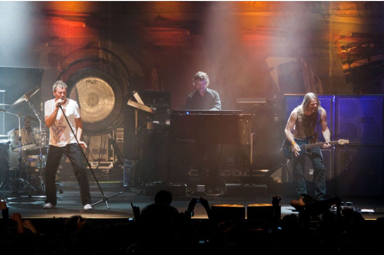 Nicosia Cyprus, May 8 2011: Deep Purple rock band give one of the best live rock concerts in the island. Nicosia Cyprus, May 8 2011: Deep Purple rock band give one of the best live rock concerts in the island.