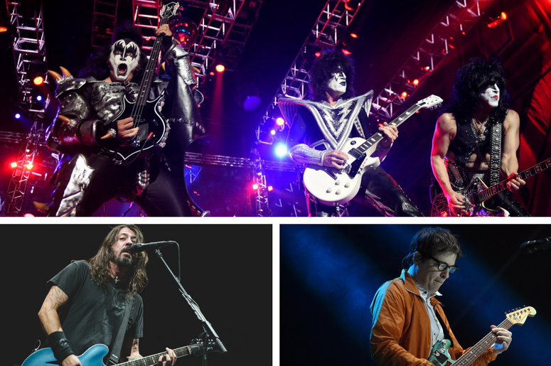 Kiss, Weezer, Foo Fighters Kiss, Weezer, Foo Fighters
