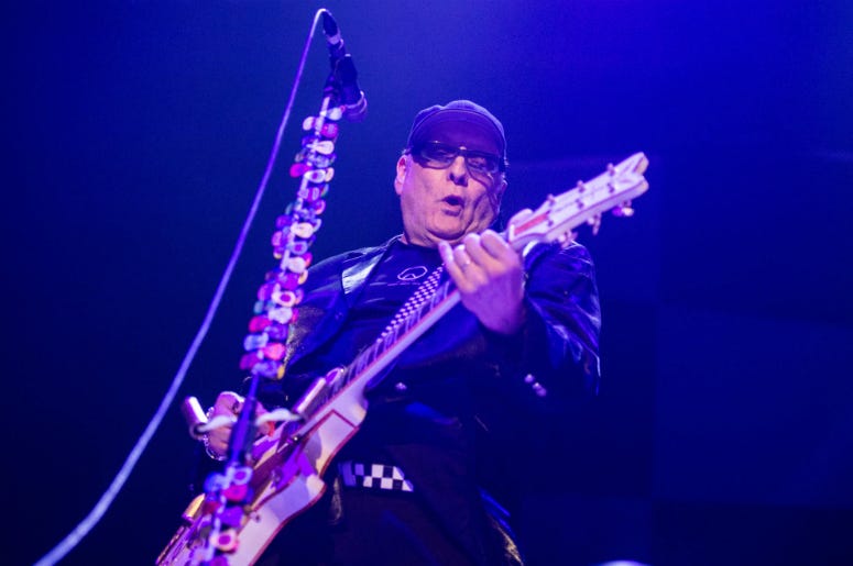 Rick Nielsen of Cheap Trick performs as Jason Bonham's Led Zepplin Experience, Cheap Trick and Foreigner performed at the Giant Center in Hershey as part of Foreigner's 40th anniversary tour. Rick Nielsen of Cheap Trick performs as Jason Bonham's Led Zepplin Experience, Cheap Trick and Foreigner performed at the Giant Center in Hershey as part of Foreigner's 40th anniversary tour.