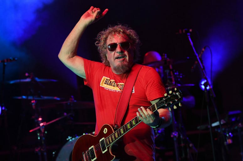 Sammy Hagar performs at Pompano Beach Amphitheater Sammy Hagar performs at Pompano Beach Amphitheater