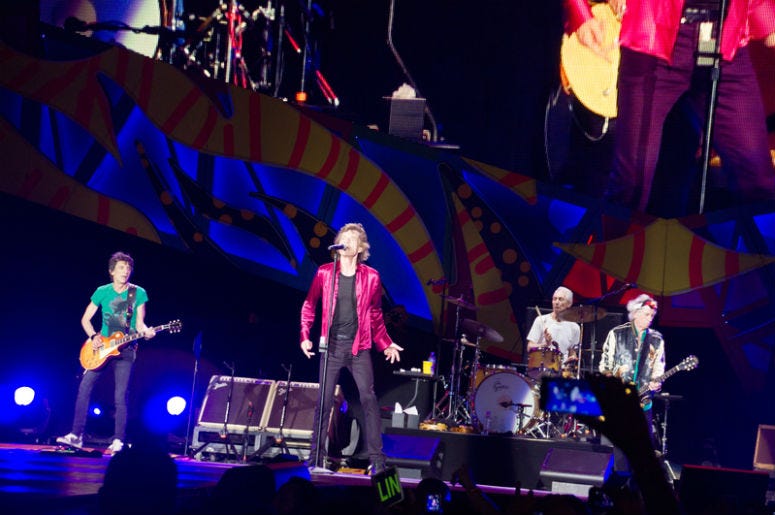 The Rolling Stones performing in Havana, Cuba 2016 The Rolling Stones performing in Havana, Cuba 2016