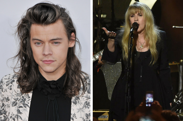 Harry Styles at the 2015 American Music Awards held at the Microsoft Theatre / Tom Petty and Stevie Nicks at the 2017 MusiCares Person of the Year Dinner at the Los Angeles Convention Center Harry Styles at the 2015 American Music Awards held at the Microsoft Theatre / Tom Petty and Stevie Nicks at the 2017 MusiCares Person of the Year Dinner at the Los Angeles Convention Center