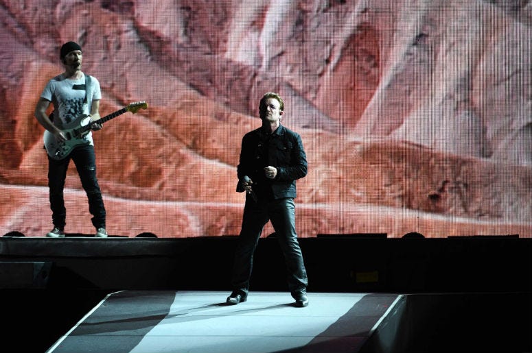 Bono and the Edge of U2 Bono and the Edge of U2