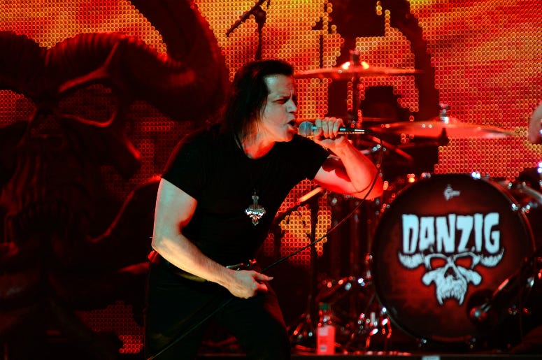 Musician Glenn Danzig performs at the 5th Annual Revolver Golden Gods Award Show at Club Nokia on May 2, 2013 Musician Glenn Danzig performs at the 5th Annual Revolver Golden Gods Award Show at Club Nokia on May 2, 2013