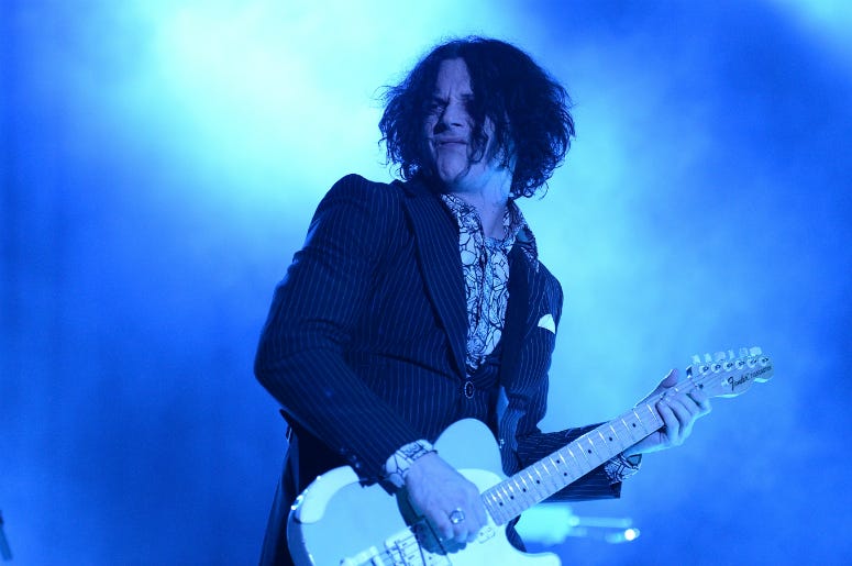 Jack White performs during the 2014 Bonnaroo Music & Arts Festival on June 14, 2014 Jack White performs during the 2014 Bonnaroo Music & Arts Festival on June 14, 2014