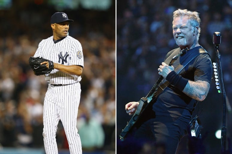 Mariano Rivera x Metallica Mariano Rivera x Metallica