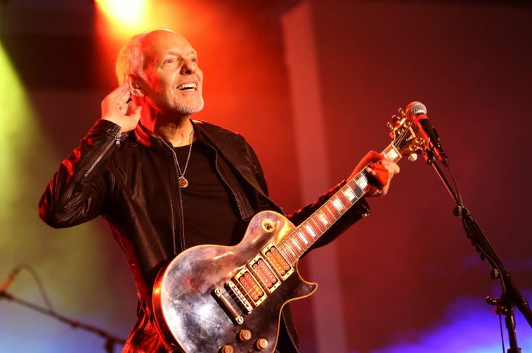 Peter Frampton performs onstage at the TEC Awards during the 2019 NAMM Show Peter Frampton performs onstage at the TEC Awards during the 2019 NAMM Show