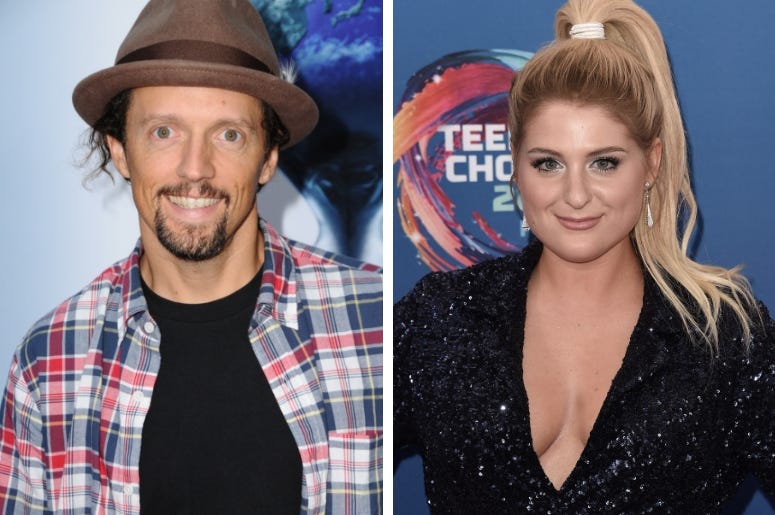 Jason Mraz and Meghan Trainor Jason Mraz and Meghan Trainor