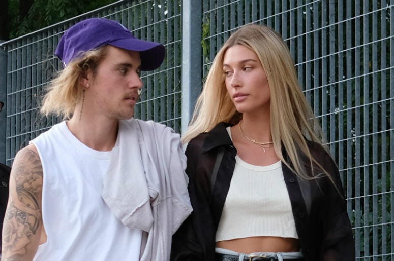 Justin Bieber & Hailey Baldwin Justin Bieber and Hailey Baldwin attend the John Elliott front row during New York Fashion Week: The Shows on September 6, 2018 in New York City.