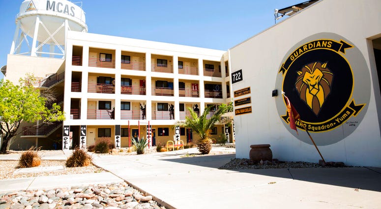 Marine Corps Air Station Squadron barracks at the Marine Corps Air Station (MCAS) in Yuma, Ariz.