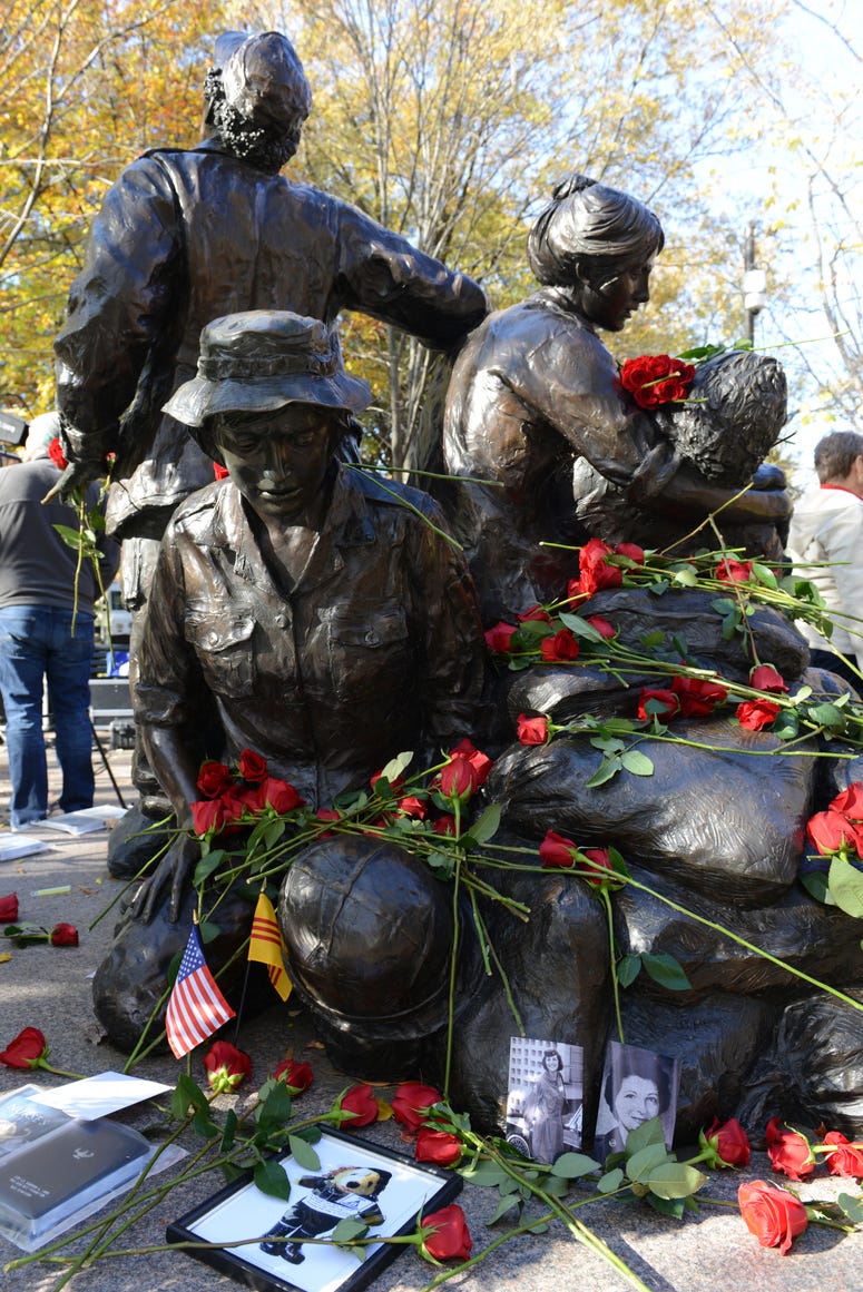 The Vietnam Women's Memorial is seen on Veterans Day, Washington, D.C., Nov. 11, 2013. The Vietnam Women's Memorial is seen on Veterans Day, Washington, D.C., Nov. 11, 2013.