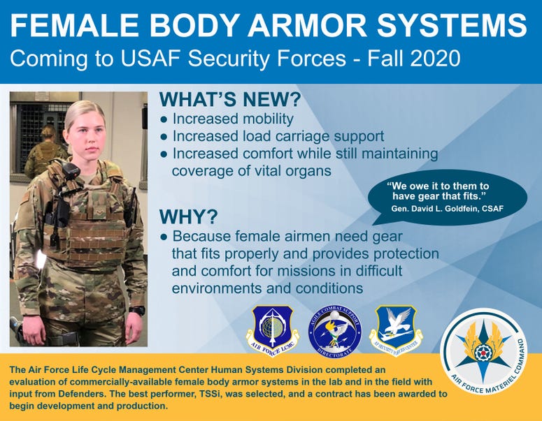 Air Force Female Body Armor