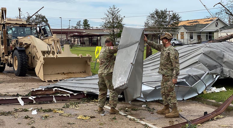 Hurricane Laura, US Army