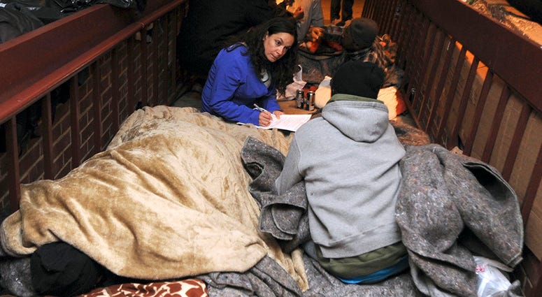 Homeless veterans interviewed by VA. HomelessVeterans