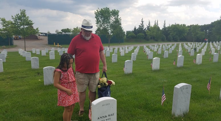 The Memorial Flowers Foundation brings blooms to Arlington National Cemetery graves. MemorialDayFlowers