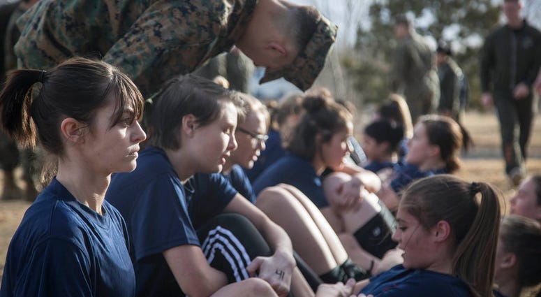 Future Female Marine Recruits