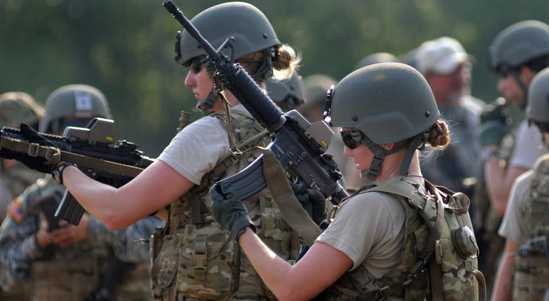 U.S. Army soldiers conduct marksmanship training during cultural support training. U.S. Army soldiers conduct marksmanship training during cultural support training.