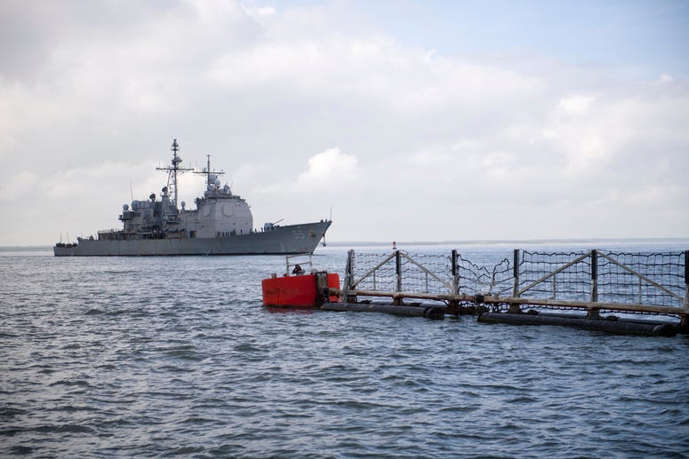 Ships leave Norfolk for safety during Hurricane Florence