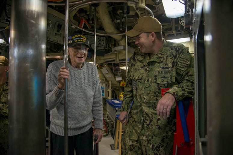 World War II Veteran Visits USS Pennsylvania