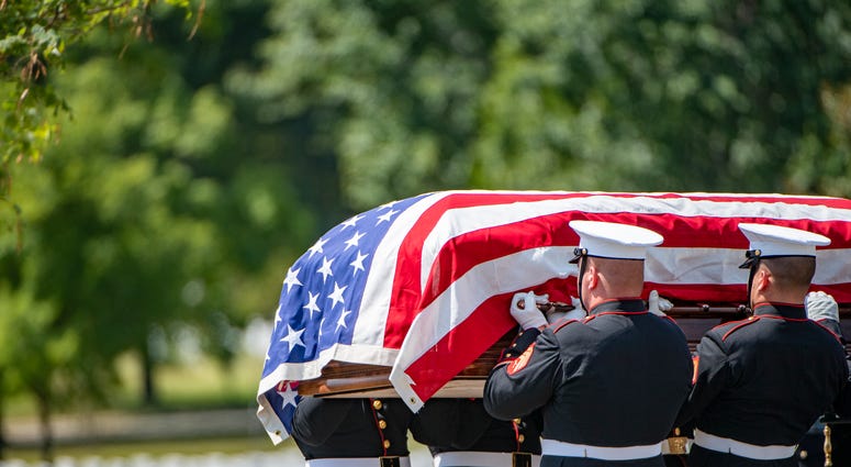 Burial of remains of service member killed in North Korea