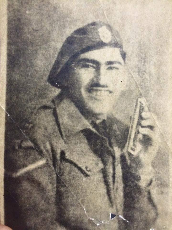 Omar Ahmed Barzinji during his service with the Iraq levies Omar Ahmed Barzinji