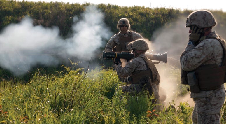 Marines with combined anti-armor team conduct weapon familiarization training June 3 at the North Training Area at Combined Arms Training Center Camp Fuji