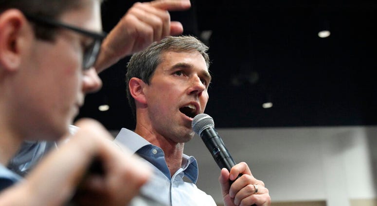 Democratic presidential candidate Beto O'Rourke addresses the South Carolina Democratic Party convention, Saturday, June 22, 2019 in Columbia, S.C. Beto O'Rourke