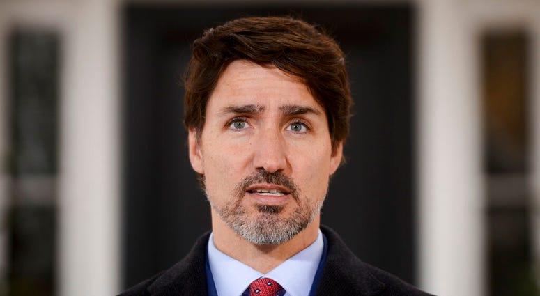 Prime Minister Justin Trudeau addresses Canadians on the COVID-19 pandemic from Rideau Cottage