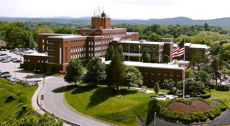 This May 2018 file photo ,shows an aerial view of the Holyoke Soldiers' Home in Holyoke, Mass