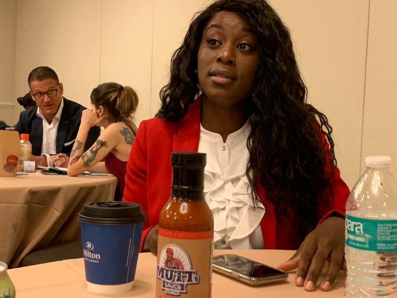 Mutt Sauce, CEO Charlynda Scales at MICDC Mutt Sauce, CEO Charlynda Scales at MICDC