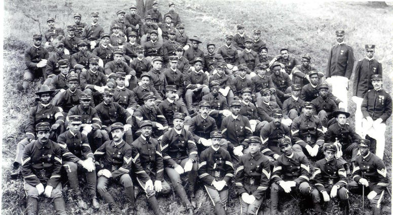 Company D, 8th Infantry, Illinois National Guard, 1877 African American National Guard unit based out of Chicago that fought in World War I