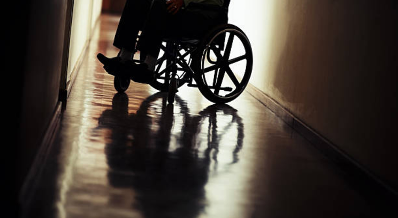 Dark Hospital Hallway