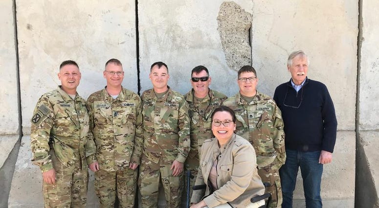 Sen. Duckworth visits Iraq for the first time since being shot down in 2004 Sen. Duckworth visits Iraq for the first time since being shot down in 2004