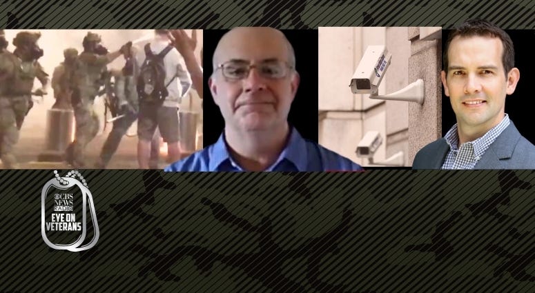 Navy vet Chris David dubbed “Captain Portland” talks violence at protests Navy vet Chris David dubbed “Captain Portland” talks violence at protests