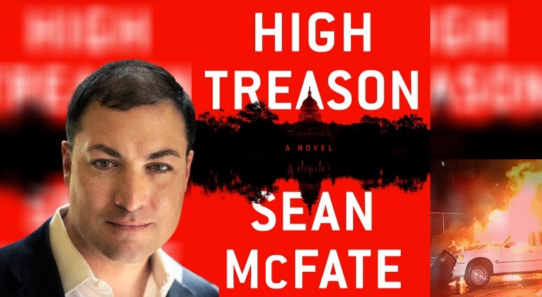 Army veteran, former CIA contractor and foreign policy expert Sean McFate discusses his latest novel, “High Treason” Army veteran, former CIA contractor and foreign policy expert Sean McFate discusses his latest novel, “High Treason”