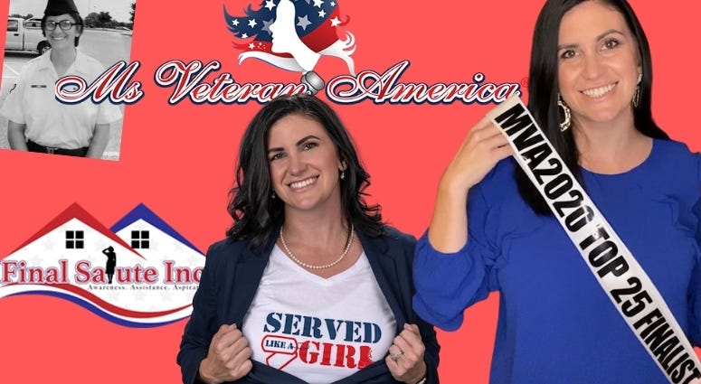 Amanda Siddons competes for Ms Veteran America and helps fight for the homeless Amanda Siddons competes for Ms Veteran America and helps fight for the homeless