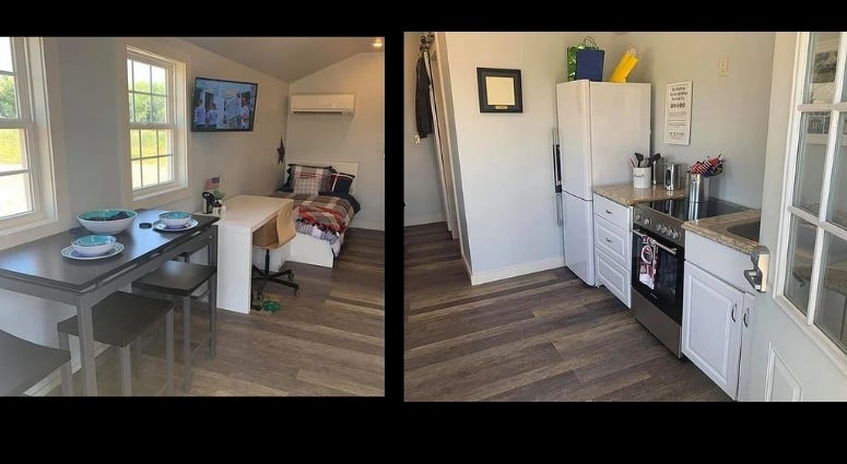 A look inside the tiny homes of the Veterans Community Project A look inside the tiny homes of the Veterans Community Project