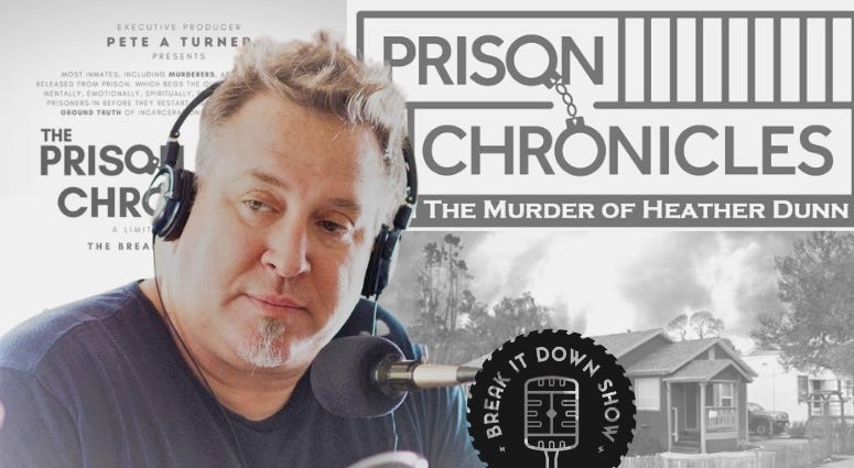 Pete Turner of The Break It Down show podcast hosts The Prison Chronicles Pete Turner of The Break It Down show podcast hosts The Prison Chronicles